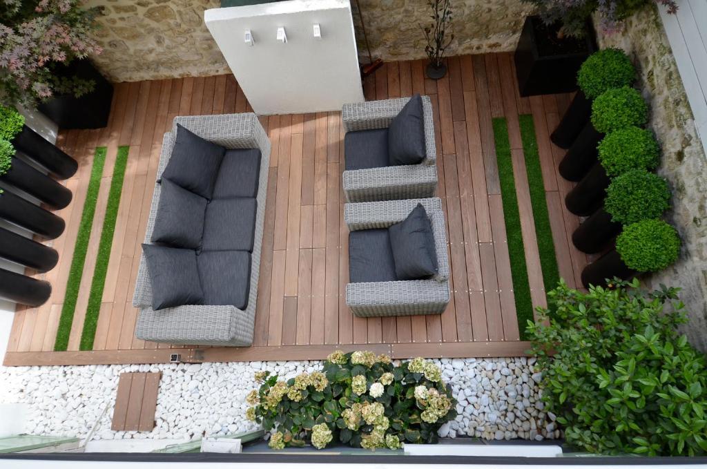 Bed and Breakfast Le Jardin De Rochegrosse París Habitación foto