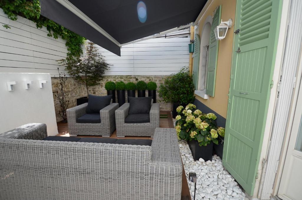 Bed and Breakfast Le Jardin De Rochegrosse París Exterior foto